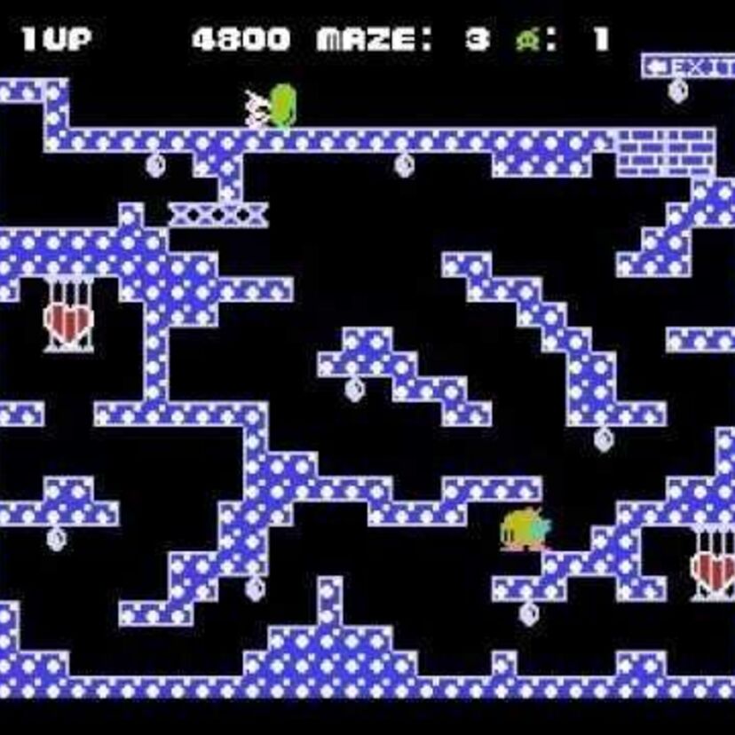 ファミコン『ちゃっくんぽっぷ』卵がふ化すると怪物が登場！敵の多さにびっくり！！爆弾で攻撃するアクションゲーム
