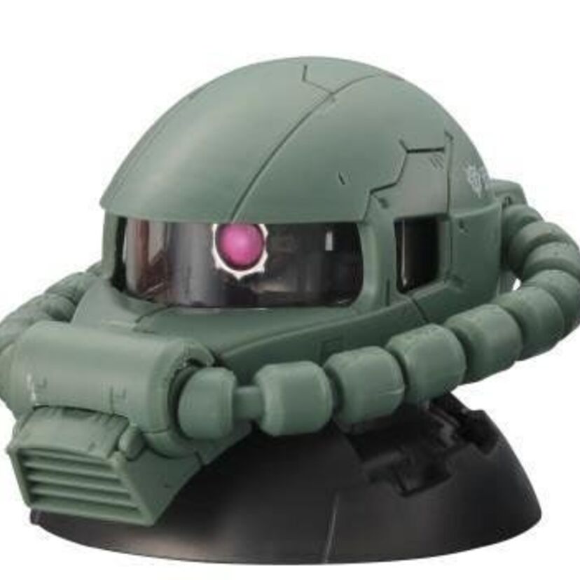 機動戦士ガンダム、「ザク」ヘッドのカプセルなしのガシャポンが登場！2月中旬より順次発売！！