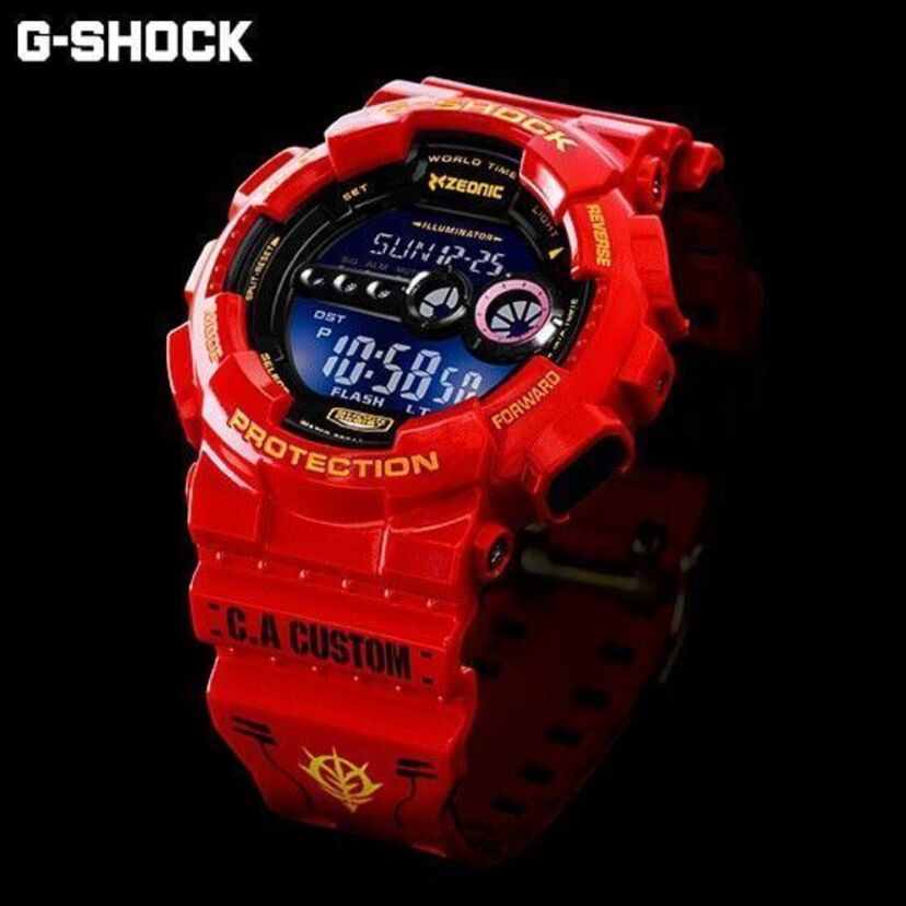 「シャア専用 G-SHOCK」が再販売！抽選受付は2月7日まで！赤の光沢ボディは是非欲しい！
