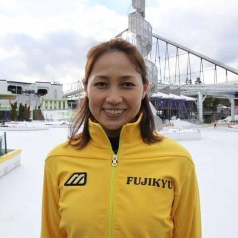 長野五輪銅メダリスト・岡崎朋美さんとスケートを楽しむ！富士急ハイランドで教室開催！！