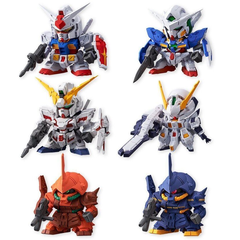 『機動戦士ガンダム』シリーズのMSをデフォルメ！ハイクオリティ食玩シリーズの第1弾が登場！！