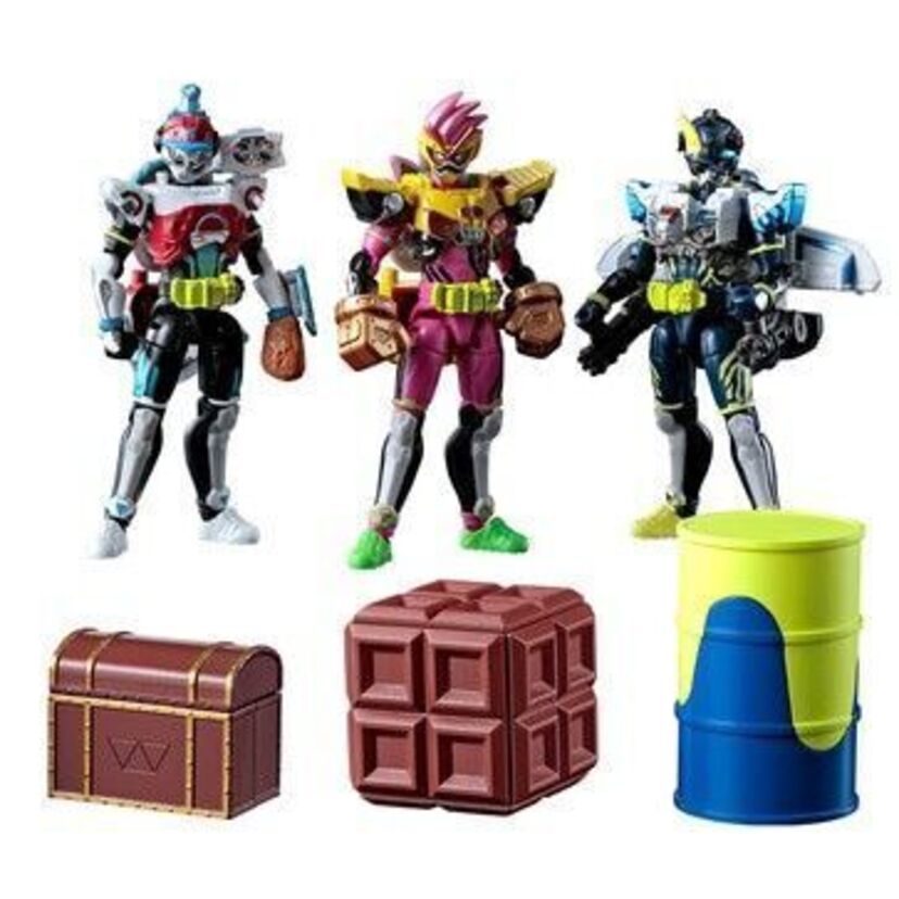 パックマン、ゼビウス、ファミスタなどナムコ歴代ゲーム形態の仮面ライダー、食玩「装動」シリーズに登場！