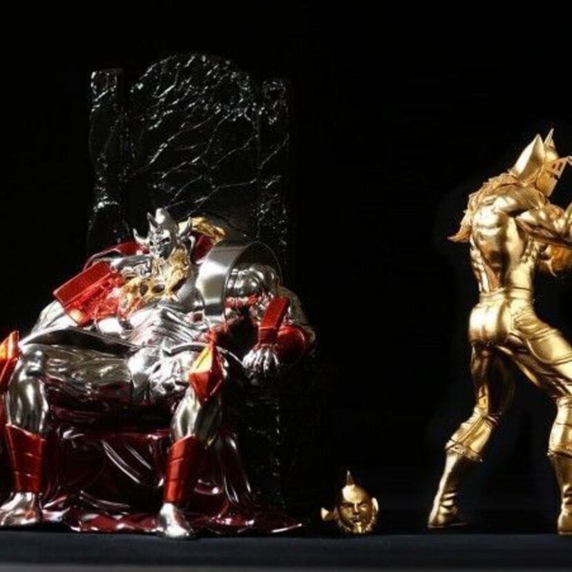 『キン肉マン』 “悪魔将軍の”プラチナ箔と”ケビンマスク”の純金箔フィギュアが登場！！