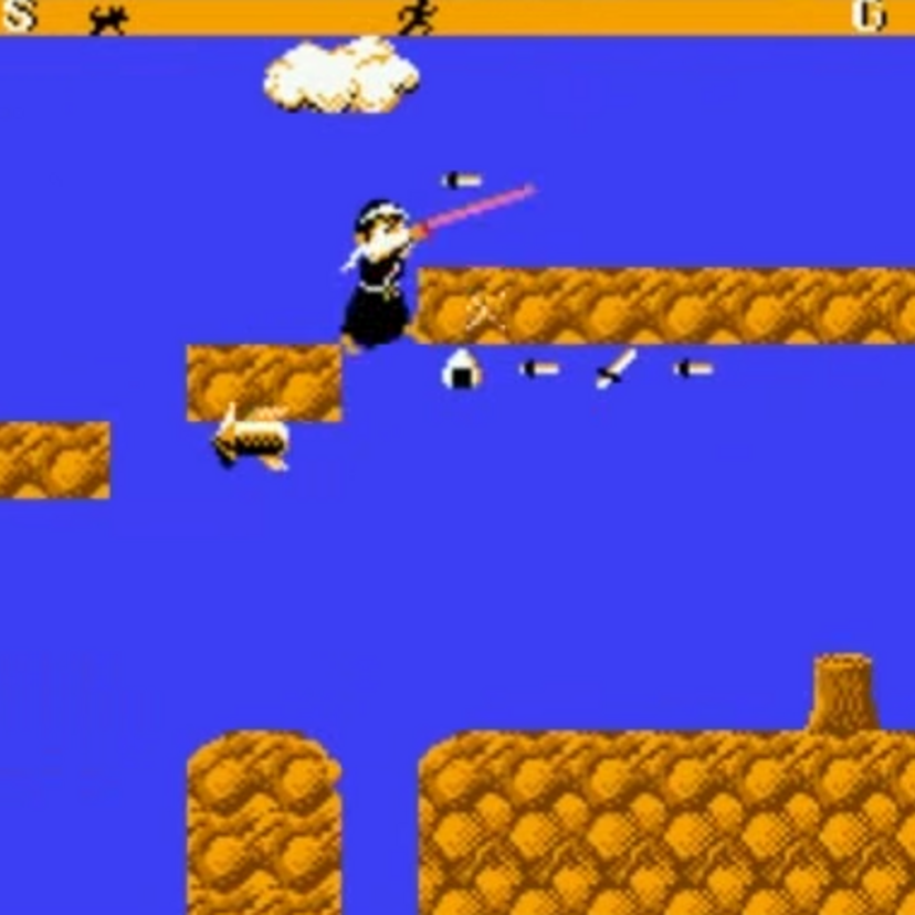 「六三四の剣 ただいま修行中」人気の剣道漫画をファミコン化した剣道アクションゲーム