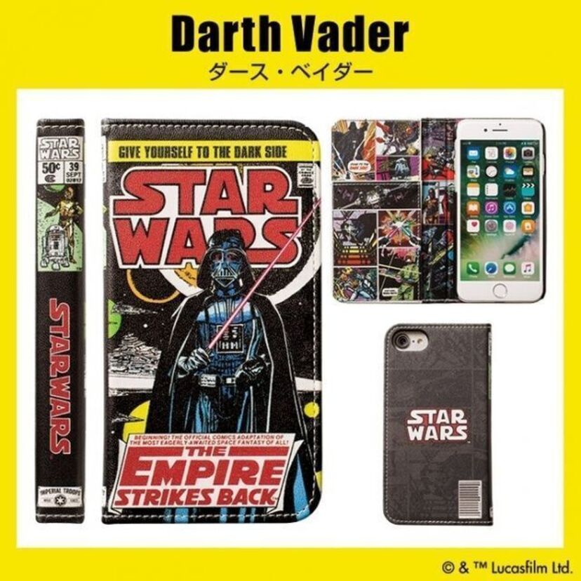 『スター・ウォーズ』のアメコミ風iPhone 7専用ケースが発売！内側にICカードも収納可能な手帳型！