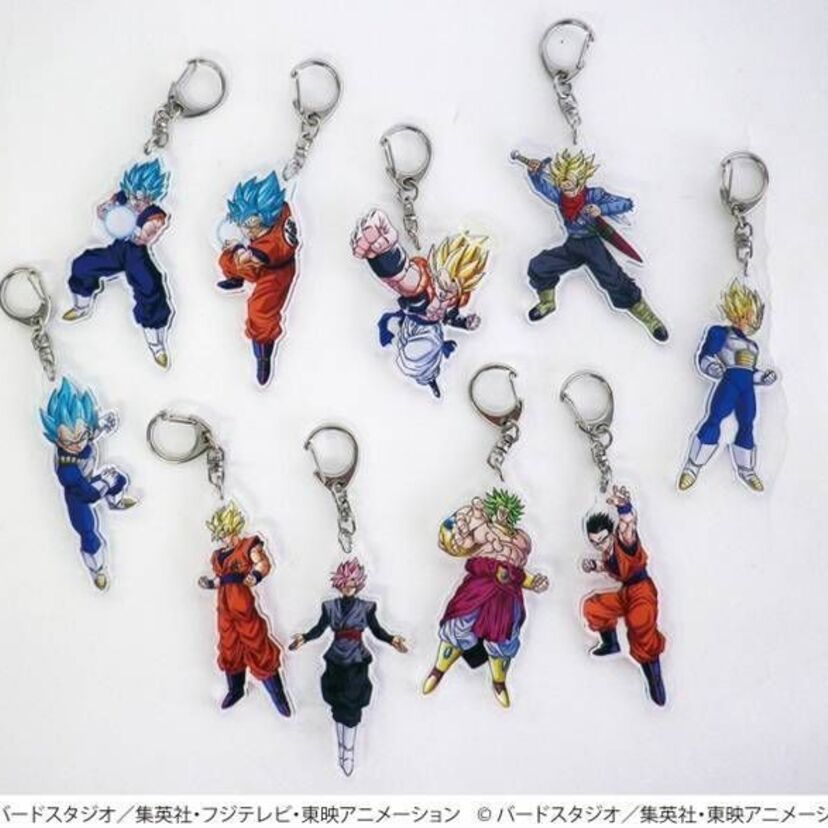アニメ・ドラゴンボールから宇宙最強の戦闘民族「超サイヤ人」のキーホルダーが販売中！