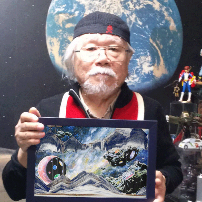 松本 零士氏デザイン監修のサンドピクチャー『Galaxy ZERO‐零‐(ギャラクシーゼロ)』