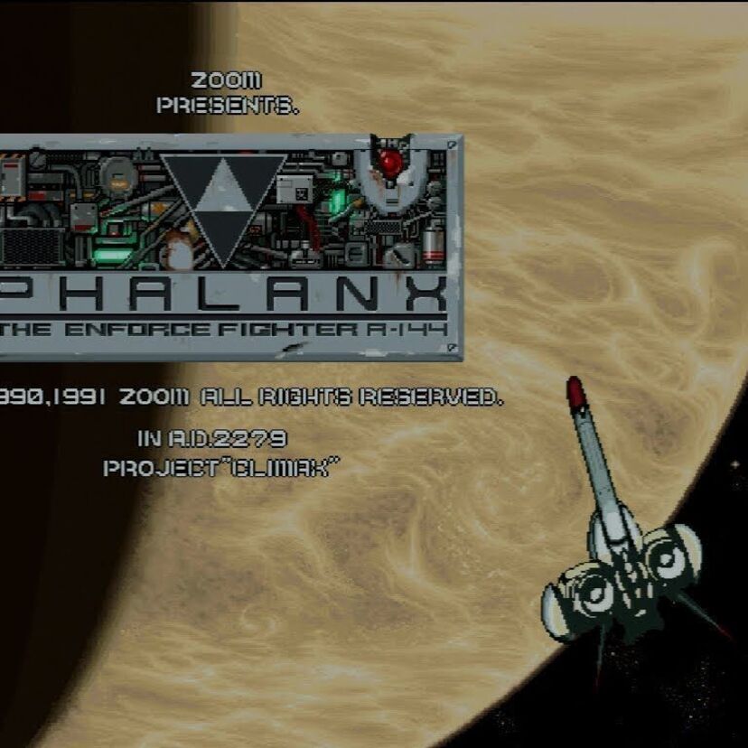 1991年当時、美麗で衝撃を受けた！！X68000のゲーム『ファランクス』のオープニング！！
