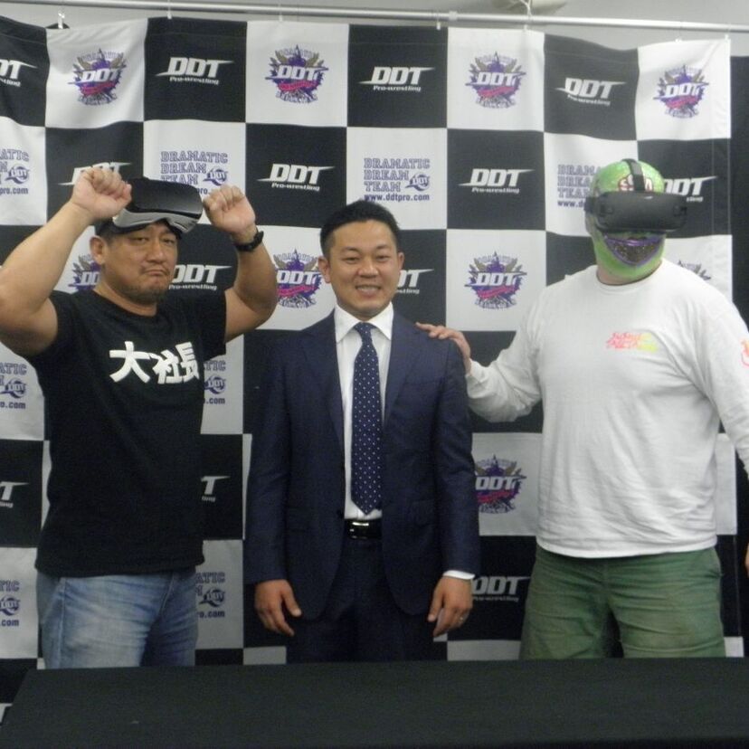 新時代のプロレス観戦『VRプロレス』がなんとDDTの「路上プロレスin東京ドーム」をDL販売！！