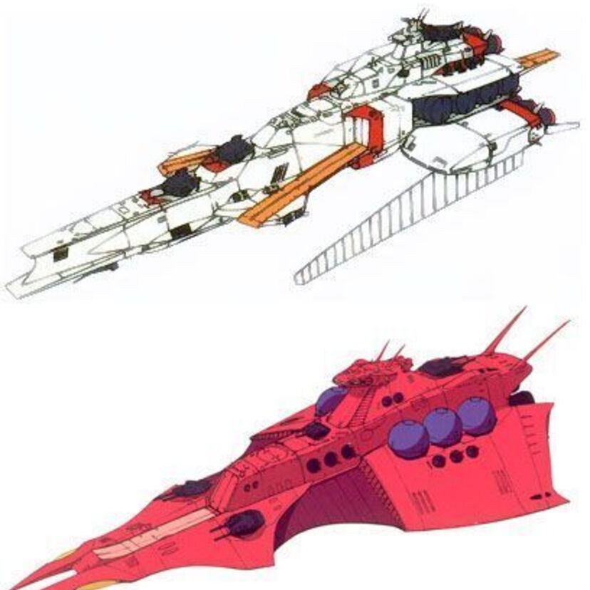 機動戦士ガンダム「逆襲のシャア」（第二次ネオ・ジオン抗争）で使用された艦艇・兵器たち