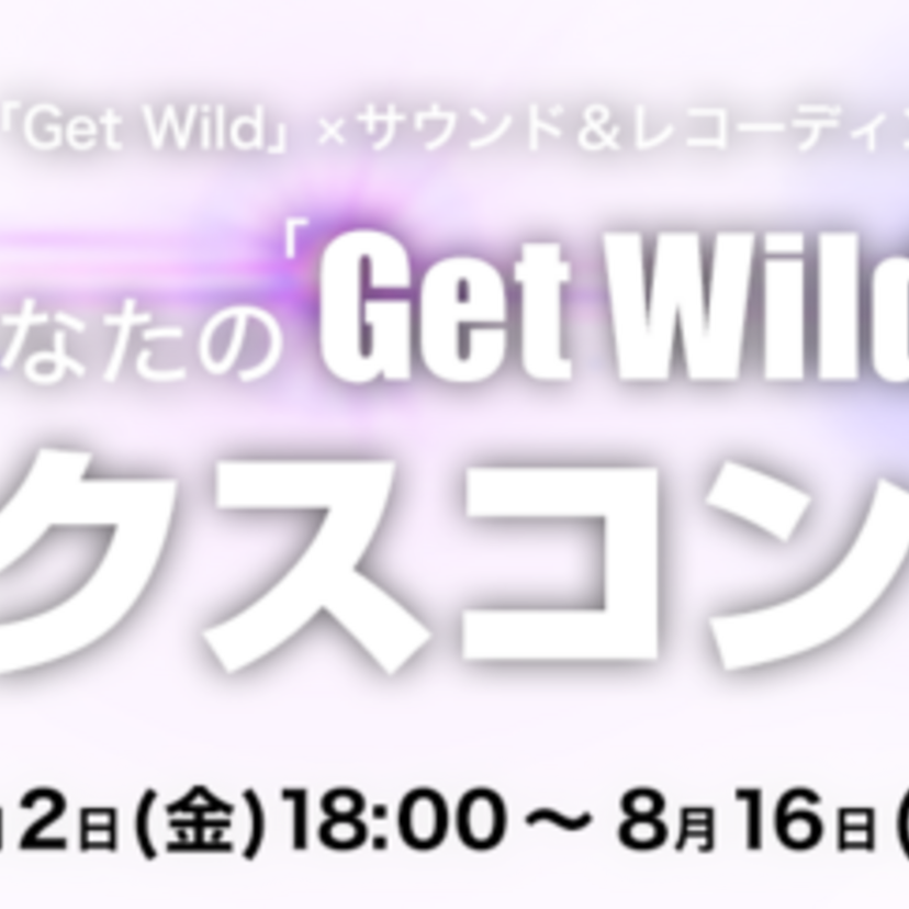 Get Wildをリミックス！一般参加可能な応募企画！製作された音源の審査はTM NETWORKのメンバーが行う！