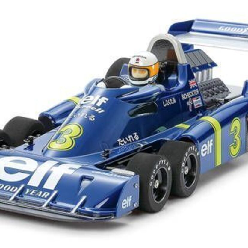 F1史上初の6輪車マシン「タイレルP34」が タミヤから1/12、1/20モデル、電動RCで発売へ！