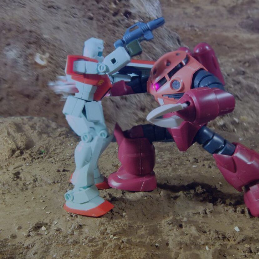 『ガンプラり歩き旅』その22 ～みんな大好き！　ジオン水泳部のエース！～