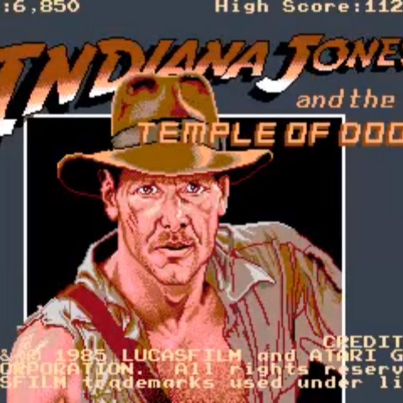 1985年頃、「インディジョーンズ」のアーケードゲームがあったのを知っていますか？？