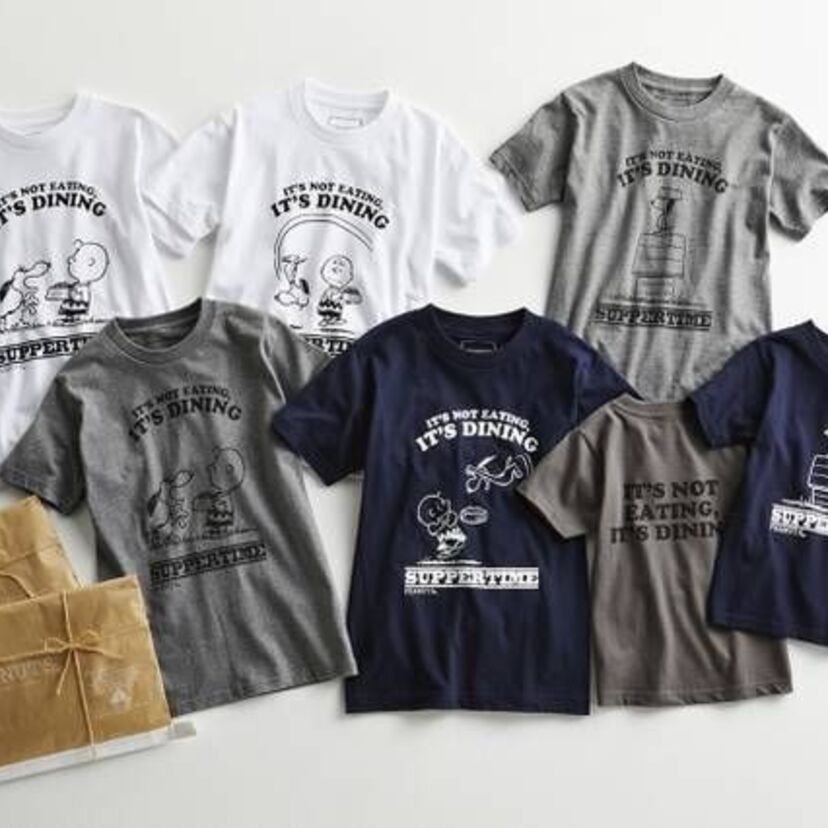 中目黒「ピーナッツカフェ」で人気だったスヌーピー絵柄等のTシャツがオンライン限定で復活販売！