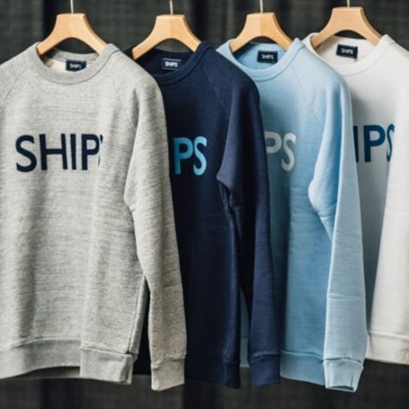 この秋のコーデにいかがですか？70年代に流行した「SHIPS」のスウェットシャツが堂々復刻！！