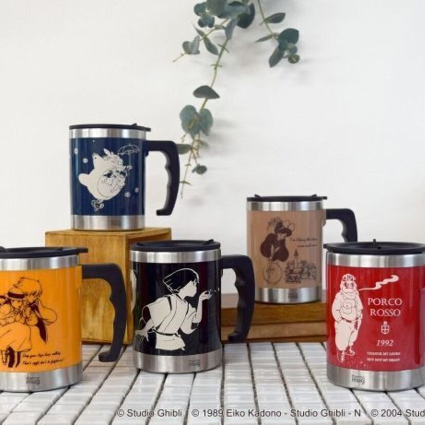 スタジオジブリのコラボ「thermo mug（サーモマグ）」第2弾がグッズショップ「どんぐり共和国」で11月より発売！