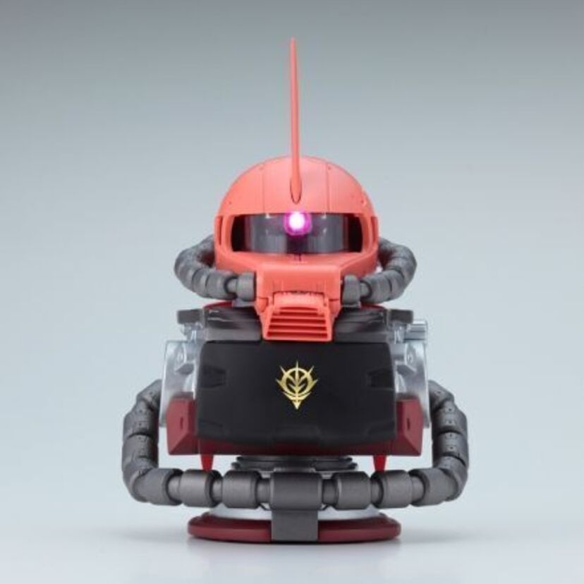 「機動戦士ガンダム EXCEED MODEL ZAKU HEAD ライティング＆サウンドバストセット　シャア専用ザクⅡ」2017年10月20日（金）より受注開始
