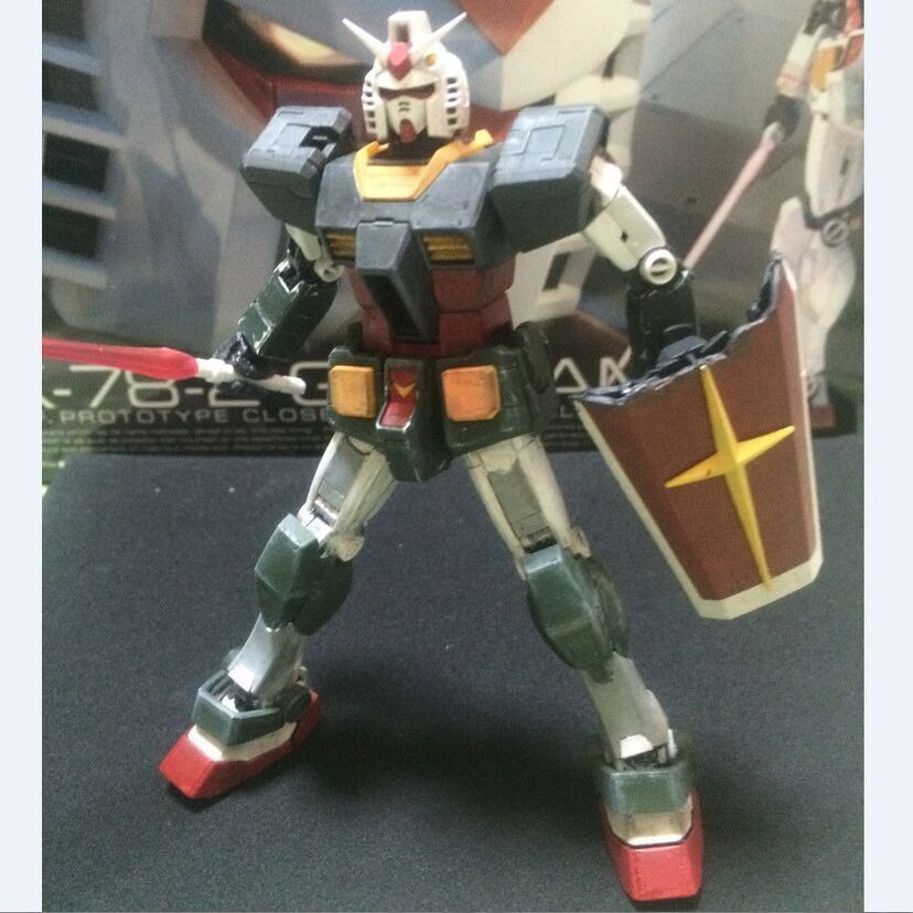 懐かしのガンプラ企画『MSV』（モビルスーツバリエーション）　模型作例「RGガンダム」を「リアルタイプガンダム」風に！