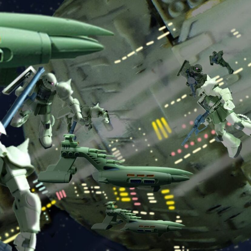 『ガンプラり歩き旅』その42 ～スペースコロニーのガンプラ!?　いえいえ、これは「スペースセツルメント」です！～
