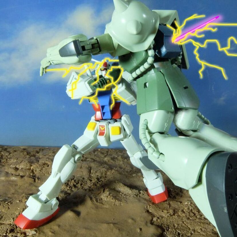 『ガンプラり歩き旅』その45 ～HGUC最新版、10機目のガンダムと、ビーム・ジャベリン！～