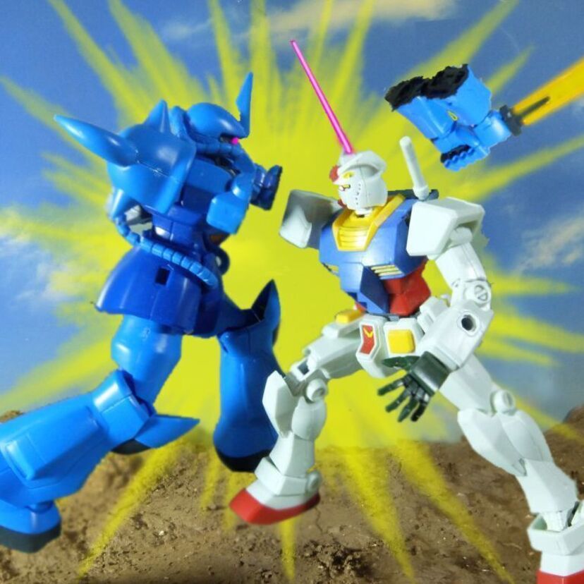 『ガンプラり歩き旅』その48 ～ダメージモデル！　クラッシュモデルを作ろう！（前）～