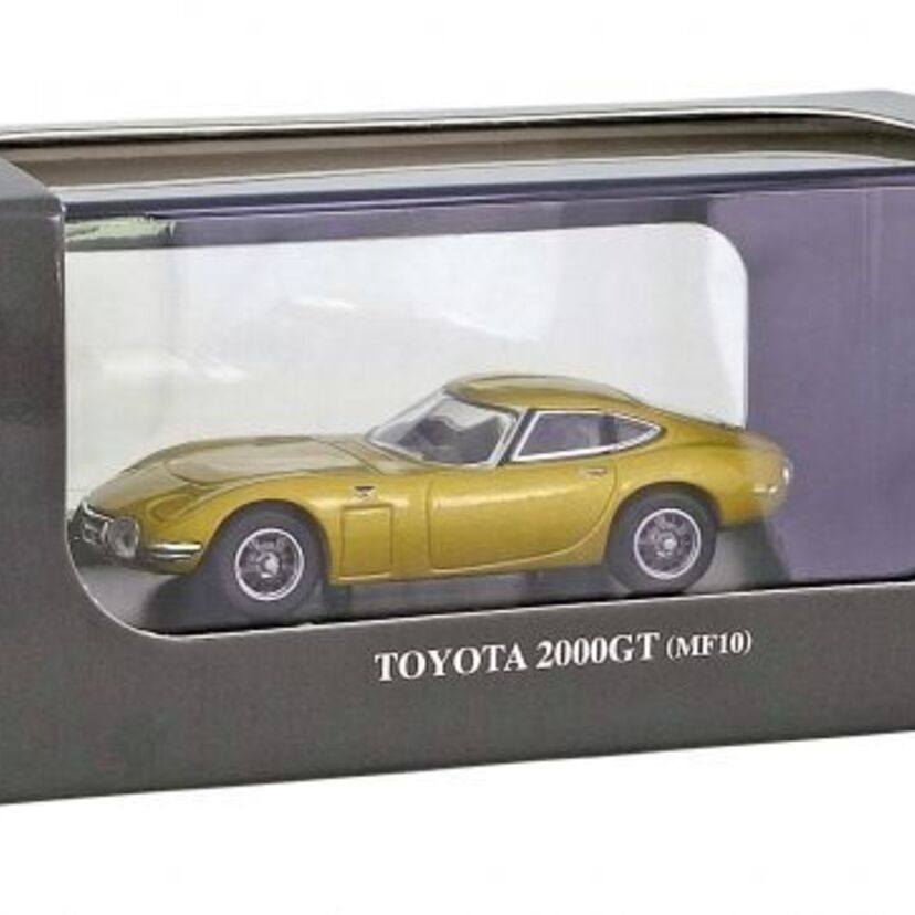 3台しか生産されなかったゴールドカラー「トヨタ 2000GT」のミニカーが6000個限定で発売決定！！