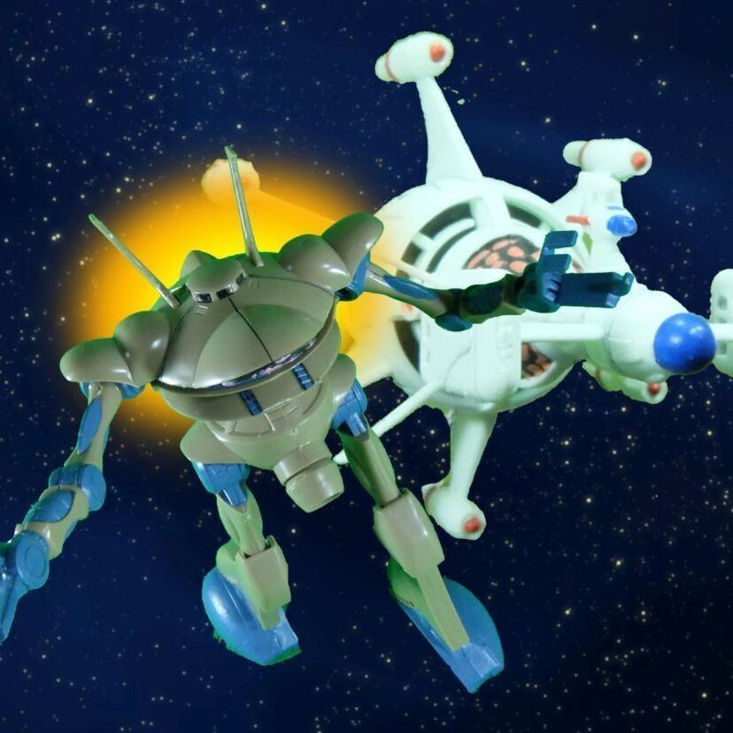 『ガンプラり歩き旅』その57 ～イデオン編・5　アオシマが意地でも1/600で揃えたバッフ・クランメカ選り抜き紹介編！～