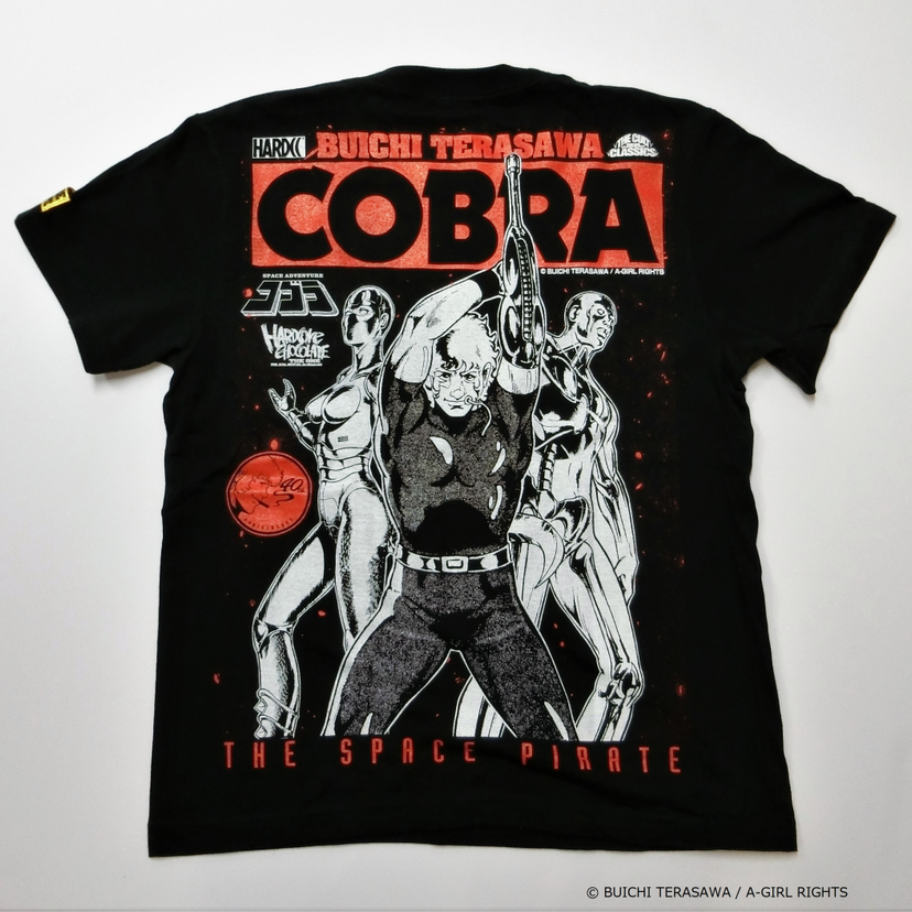 クリスタル・ボーイとの対決に備えよ！寺沢武一のSF漫画「コブラ」のTシャツ＆パーカが好評発売中！！