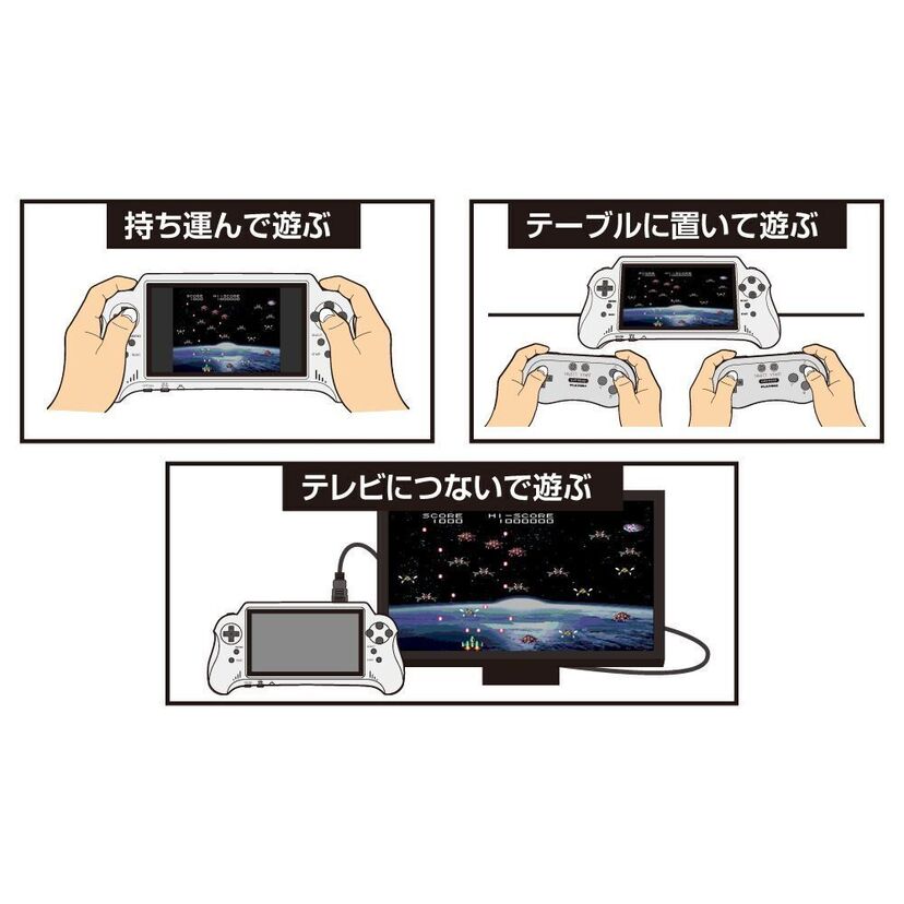 『SFC用互換機16ビットポケット』発売！スーパーファミコン用のソフトを「7インチの大画面」「HDMI出力」で楽しもう！ 