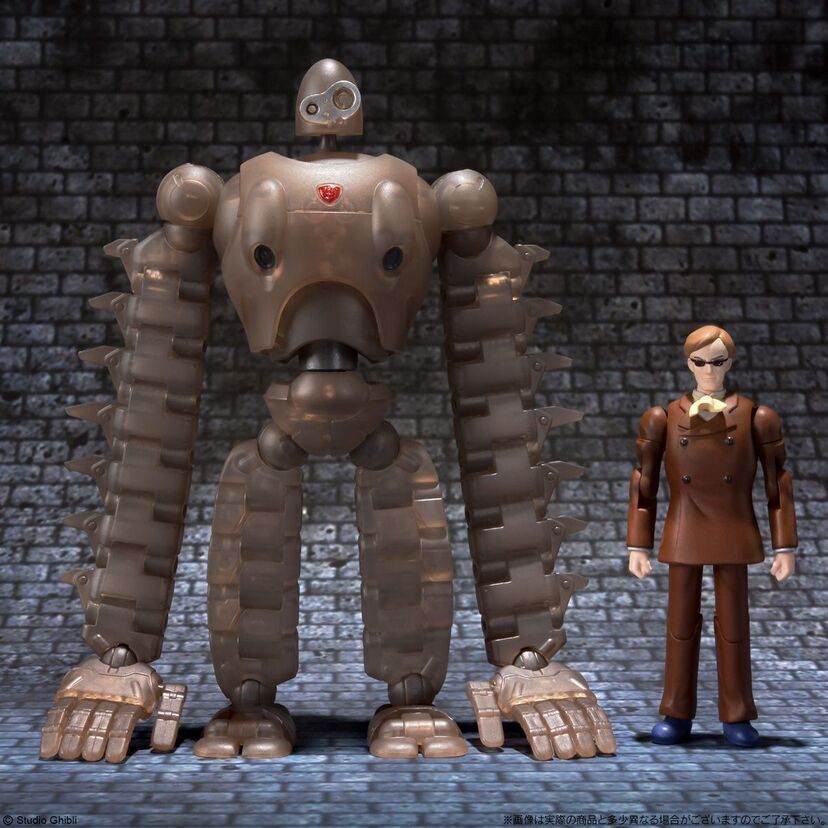 【天空の城ラピュタ】「目が、目がぁ～っ！」も再現出来るムスカとクリア素材のロボット兵のフィギアが発売決定！！