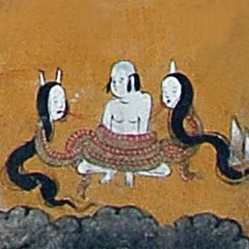「地獄絵には女性が嫉妬しすぎると落ちる地獄があるんだよ」というコネタ。