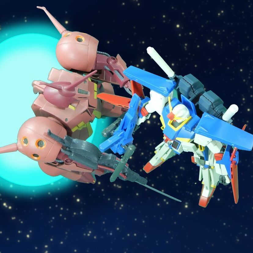 『ガンプラり歩き旅』その73 ～動かざるごと山の如し！『ガンダムZZ』版ギャンのR・ジャジャ～