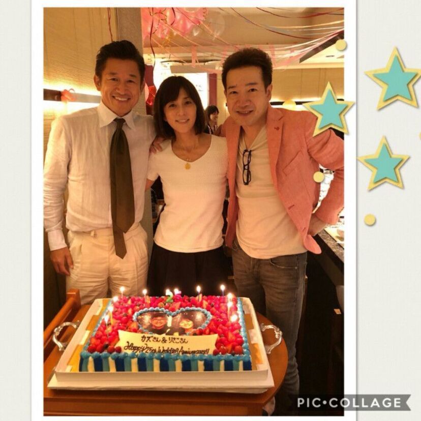 自他ともに認めるトシちゃんファン！キングカズと田原俊彦、三浦りさ子を交えた3ショットが公開！！