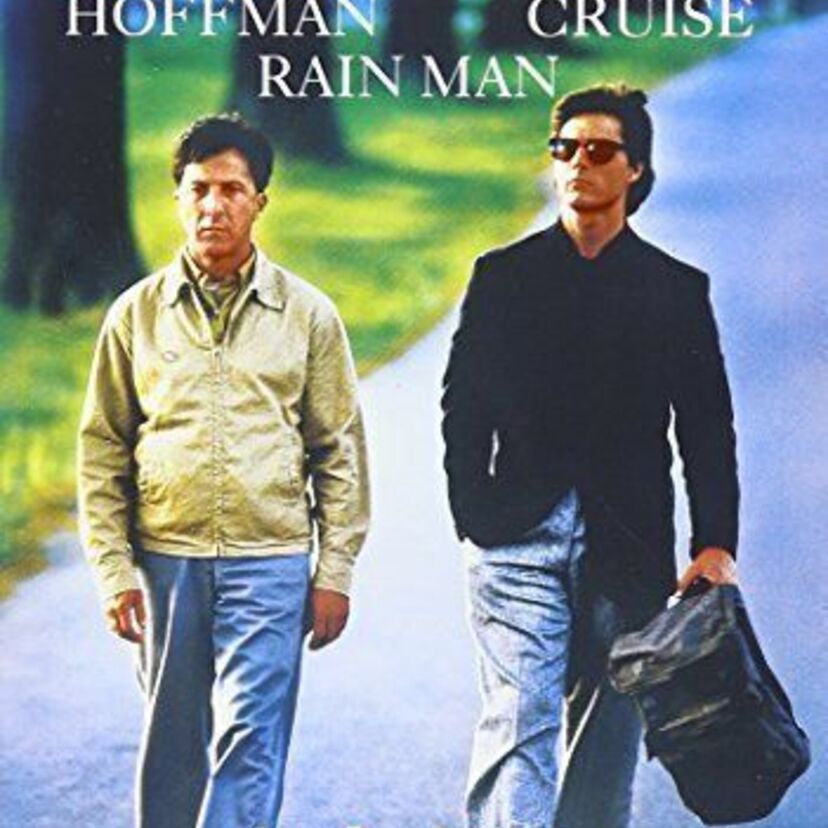 映画【レインマン 】主演はダスティン・ホフマン、トム・クルーズ。