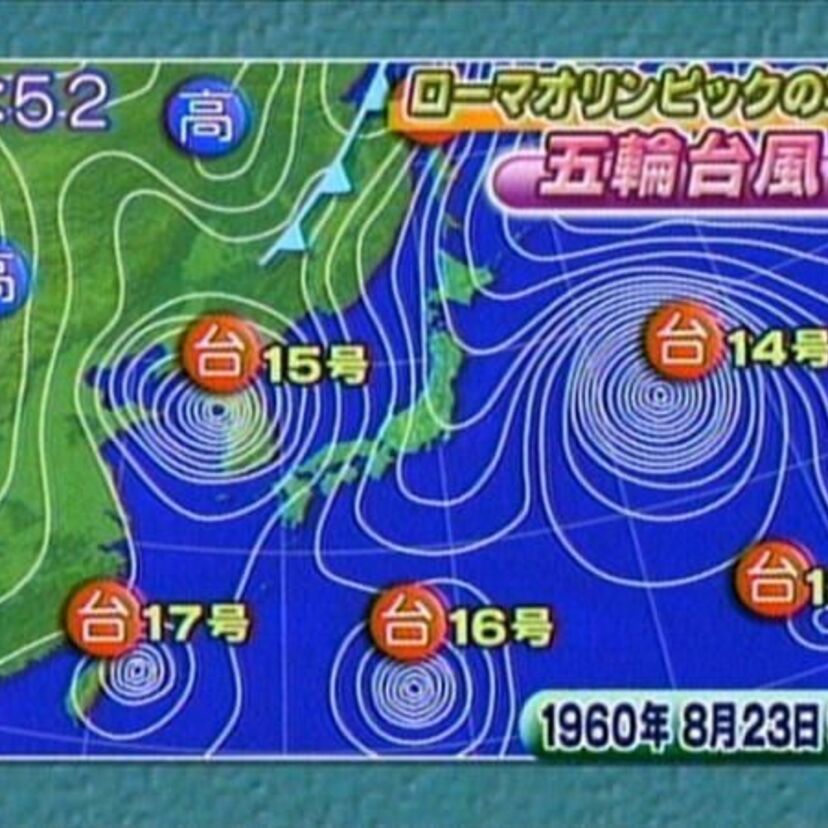 昭和の頃、台風の気圧の単位ってヘクトパスカルじゃなくて「ミリバール」でしたよね。