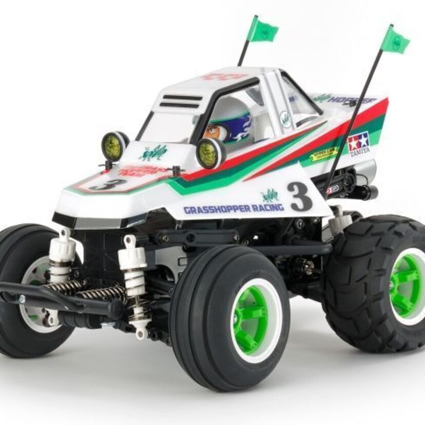 80年代の人気RCバギーがコミカルに変身！電動RCカー「コミカル グラスホッパー」が登場！！