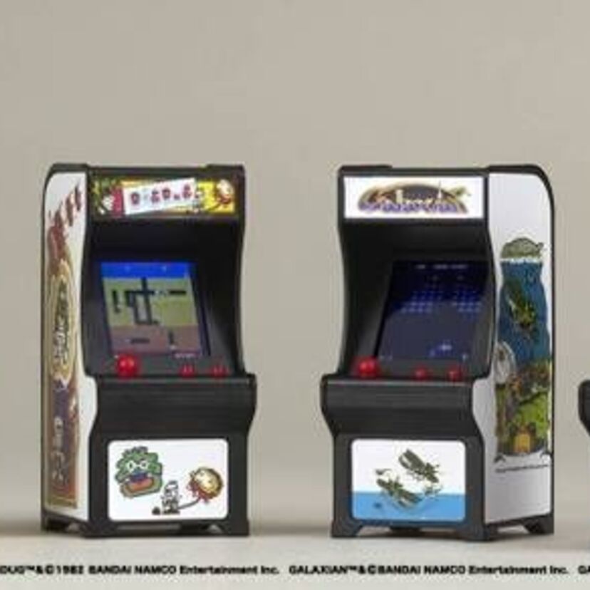 【TINY ARCADE（タイニーアーケード）】懐かしのゲーム筐体が超ミニサイズに！