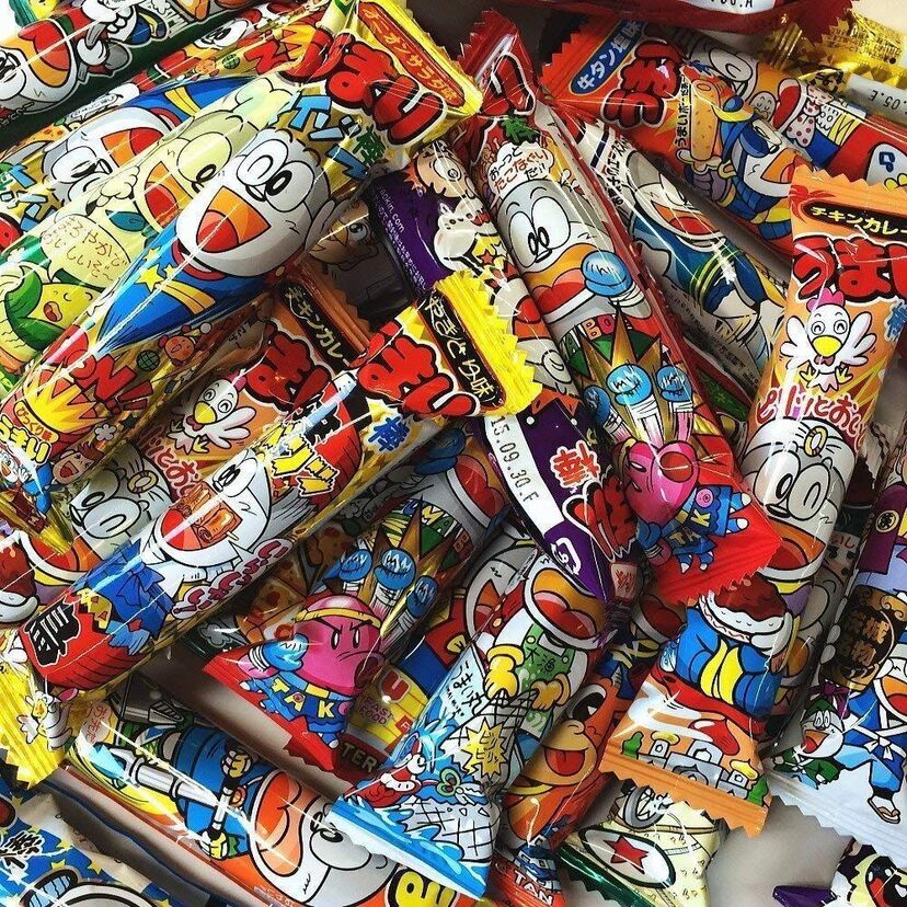 大人買いしたくなる駄菓子と言えば?子供の頃よく食べていた駄菓子、大人になって大量に買った!買いたい!のエピソードをどうぞ!