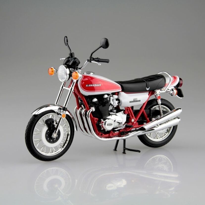 バイクマニア感涙!「KAWASAKI 750RS(Z2)」のプラモデルに待望の新色「赤白カラー」が登場!