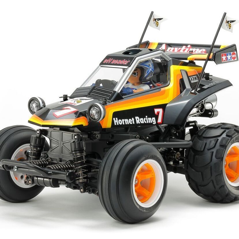 80年代の人気RCバギーがコミカルに変身！ダイナミックな走りも魅力の電動RCカー「コミカル ホーネット」が登場！！