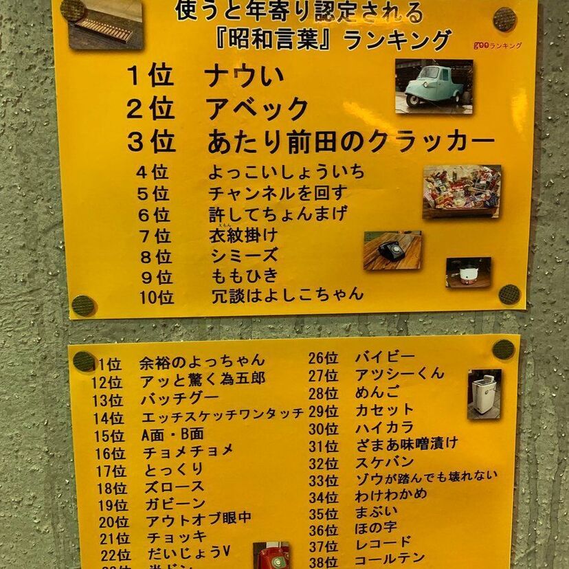 使うと年寄り認定される「昭和言葉」がツイッターで話題に！今でも使ってる人っているの！？