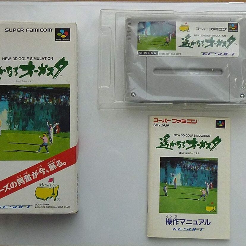 【ゴルフゲーム】スーパーファミコンで再現！遙かなるオーガスタはとても凄いゲームだった！