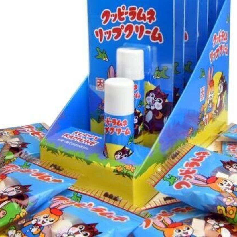 クッピーラムネがリップクリームに！