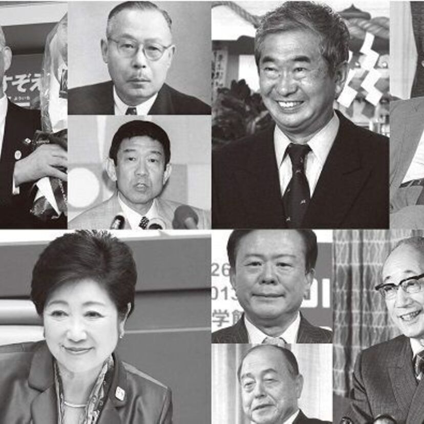 美濃部亮吉、鈴木俊一、青島幸男、石原慎太郎…歴代都知事を振り返る『東京都知事列伝』が好評発売中！！