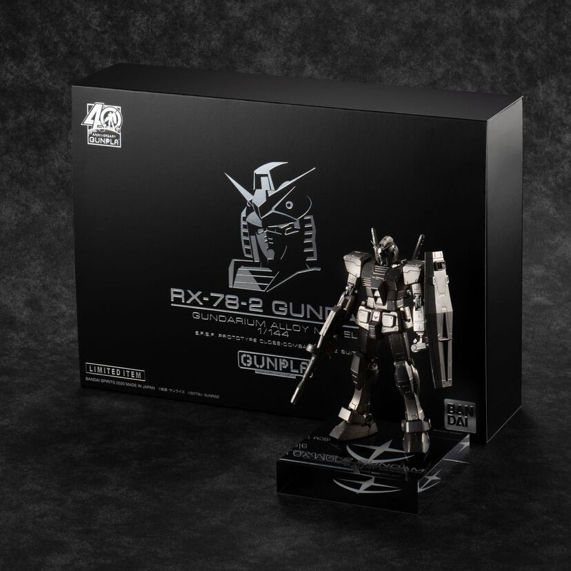 地球上での精製に成功！機動戦士ガンダムの劇中に登場する「ガンダリウム合金」を使用したガンプラが登場！！