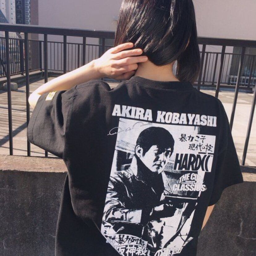 “マイトガイ”こと小林旭のTシャツ！「仁義なき戦い 完結篇」「日本暴力列島 京阪神殺しの軍団」が登場！！