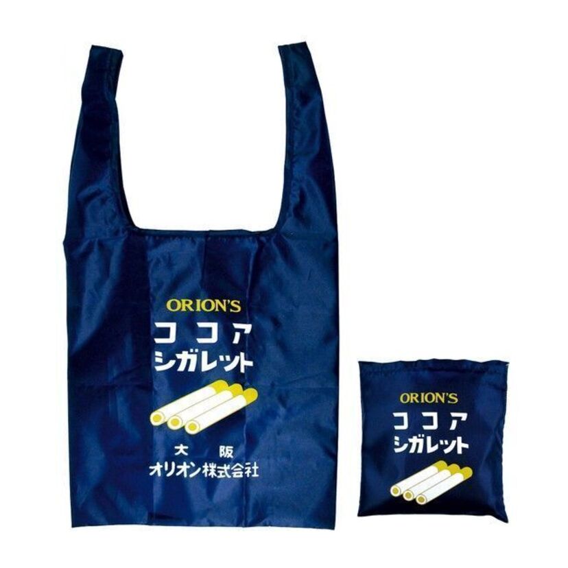 ココアシガレット、クッピーラムネ、マルカワフーセンガムが「エコバッグ」になって登場！クッピーラムネのタオルハンカチも！