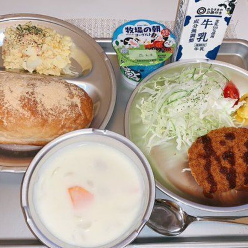 【話題】圧倒的昭和感！「学校給食」を自宅で再現するお母さんが話題に！！