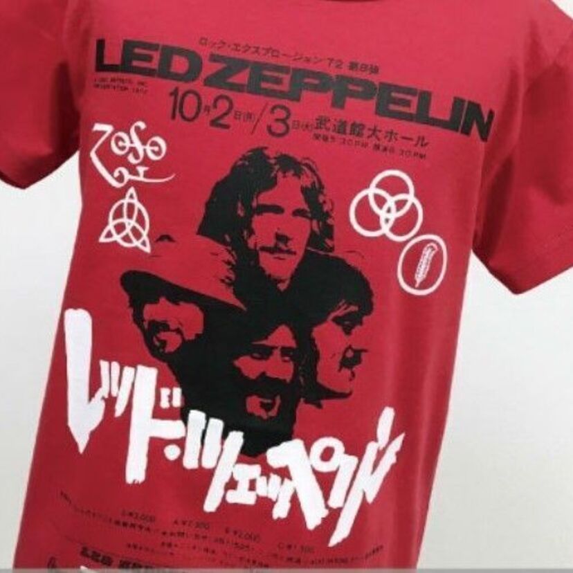 「レッド・ツェッペリン」×「OJICO」 アルバムアートや公演チラシをモチーフにしたTシャツが登場！
